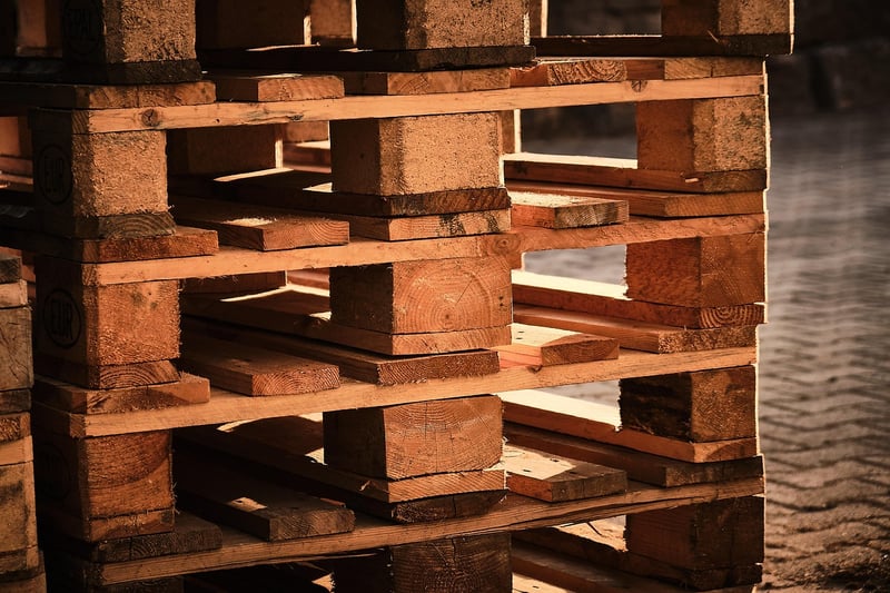 Vertical Pallet Room Divider